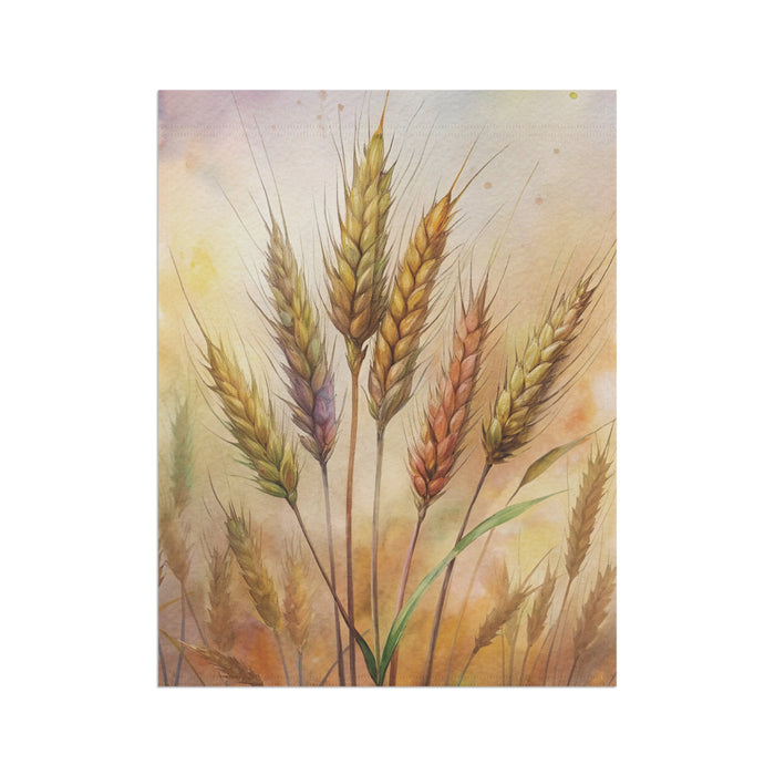 Rustic Wheat Field Garden Flag & Porch Banner Farmhouse Yard Decor Art