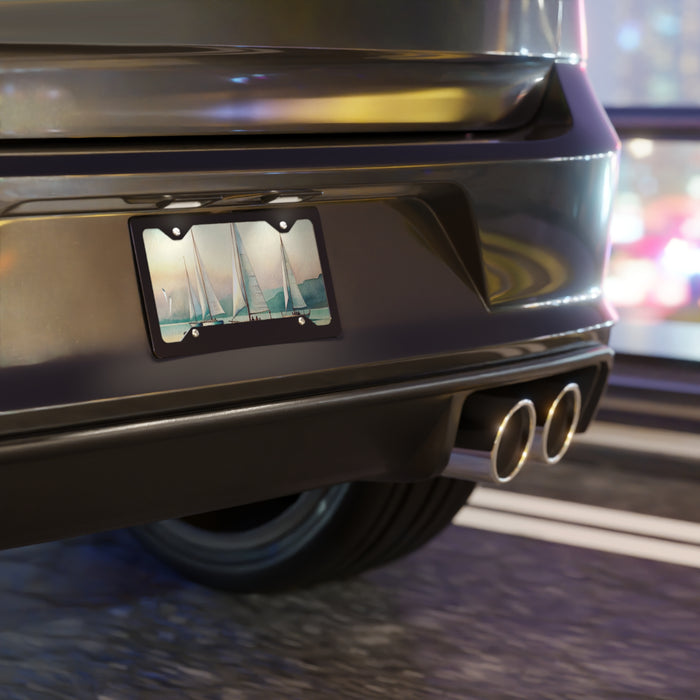 Close-up of a car's rear end with a blurred background