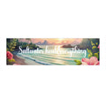 Saltwater Heals Everything Bumper Sticker – Beach Sunset Coastal Car Decal Gift