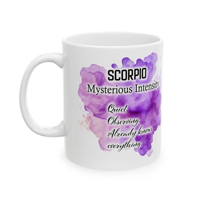 Scorpio Zodiac Mug Funny Astrology Coffee Cup, Scorpio Gift, Horoscope Birthday