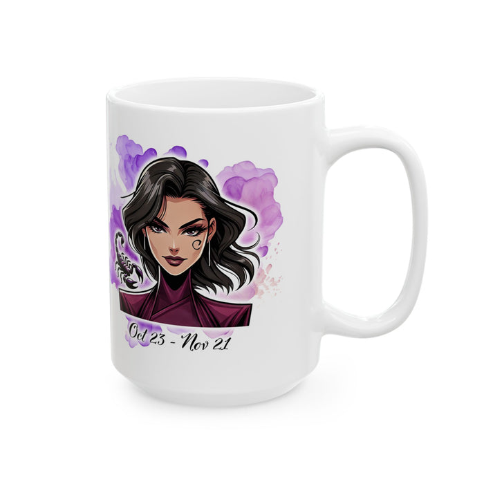 Scorpio Zodiac Mug Funny Astrology Coffee Cup, Scorpio Gift, Horoscope Birthday