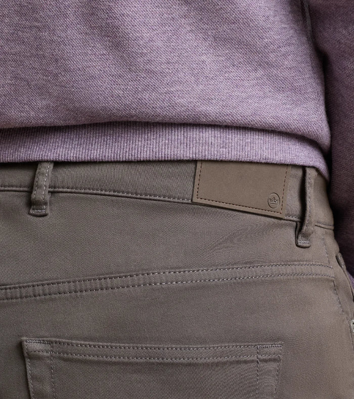 Signature Sateen Five-Pocket Pant Charcoal
