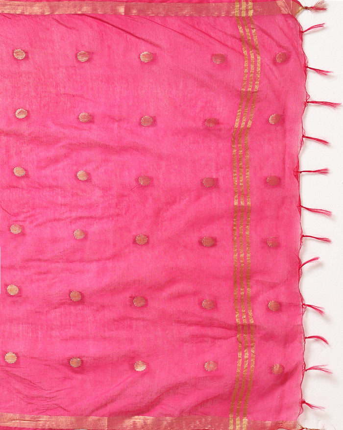 Silkmark Tussar Beige Top Katan Silk Red Dupatta