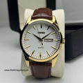 SKMEI Leather Strap Watch 9073