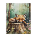 Sleeping Fox Jigsaw Puzzle Woodland Animal Art Nature Puzzle 110–1014 Pieces