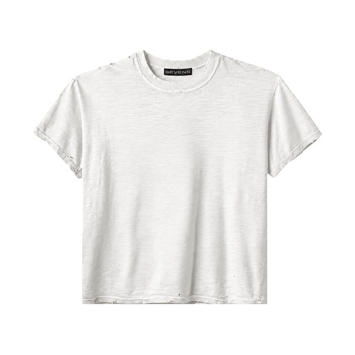 Slub Blank White