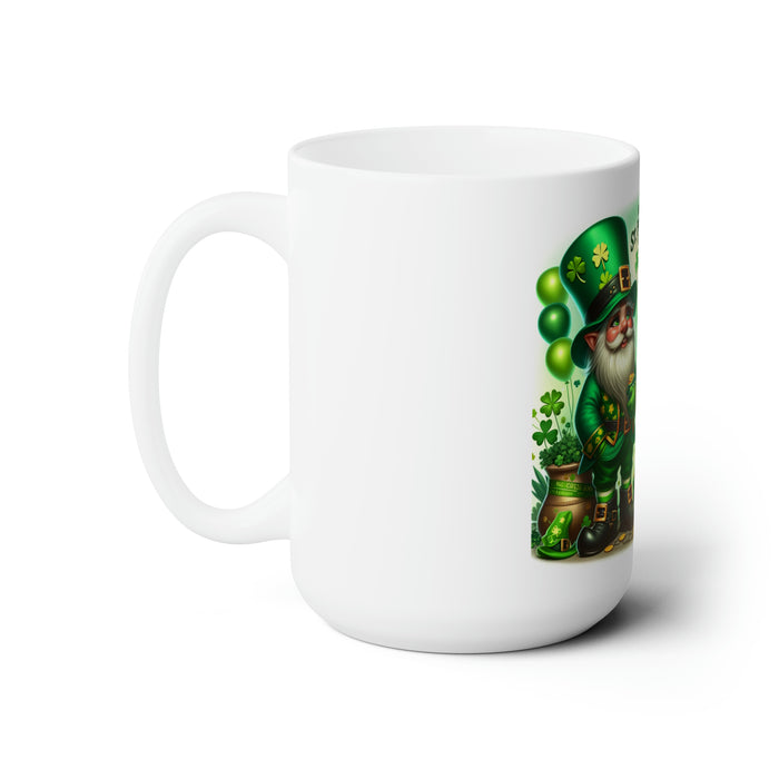 St. Patrick's Day Garden Gnome Ceramic Mug 15oz