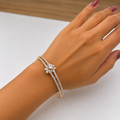 Starlight Crystal Cuff Bracelet
