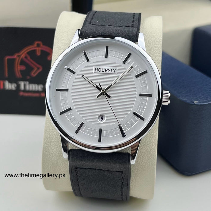 Stylish Leather Strap Watch HR-200