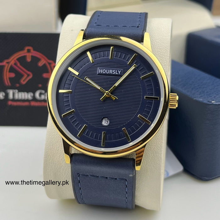 Stylish Leather Strap Watch HR-200