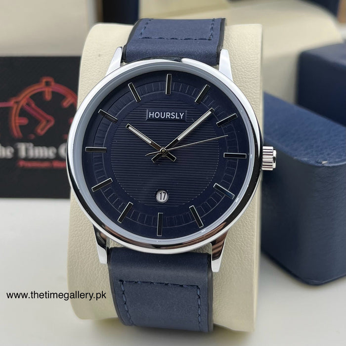 Stylish Leather Strap Watch HR-200