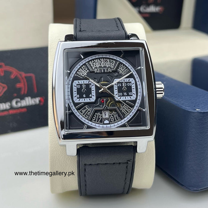 Stylish Leather Strap Watch K-G056