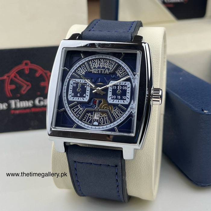 Stylish Leather Strap Watch K-G056