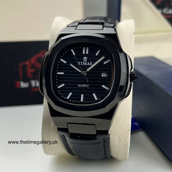 Stylish Leather Strap Watch TS-2507