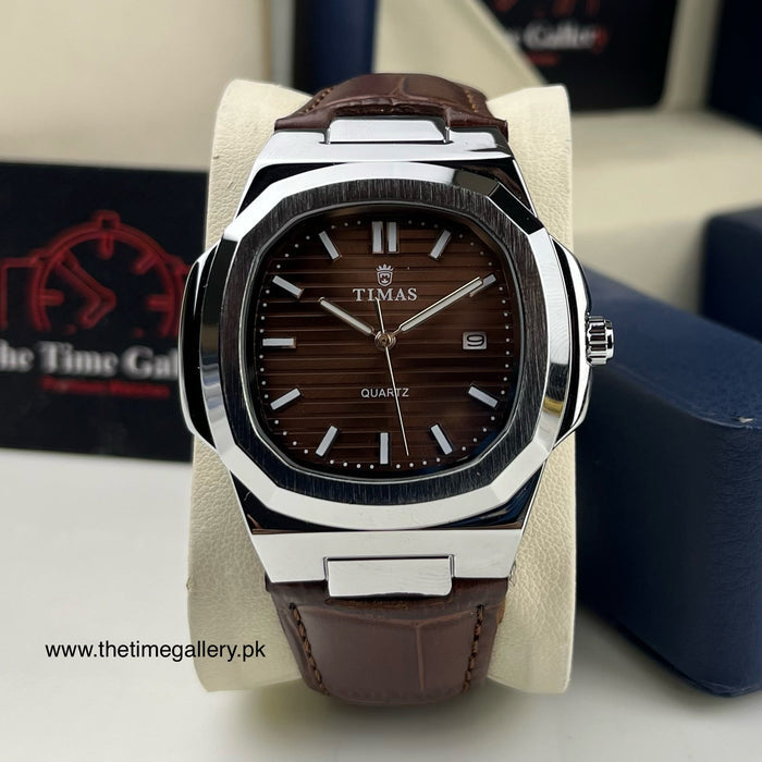 Stylish Leather Strap Watch TS-2507