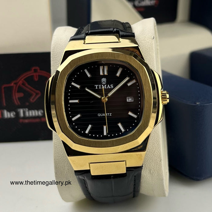 Stylish Leather Strap Watch TS-2507