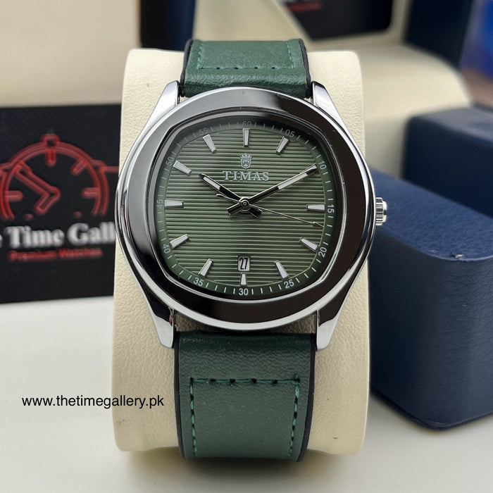 Stylish Leather Strap Watch TS-87