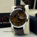 Stylish Leather Strap Watch TS-K6822