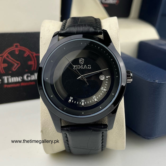 Stylish Leather Strap Watch TS-K70999