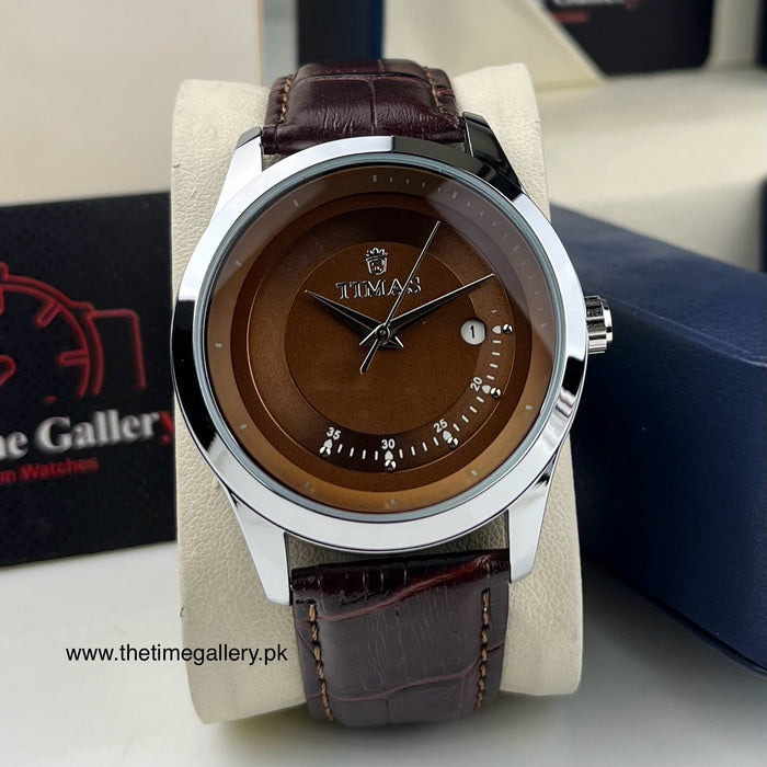 Stylish Leather Strap Watch TS-K70999