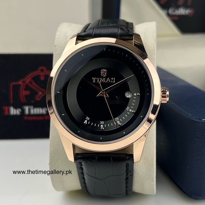 Stylish Leather Strap Watch TS-K70999