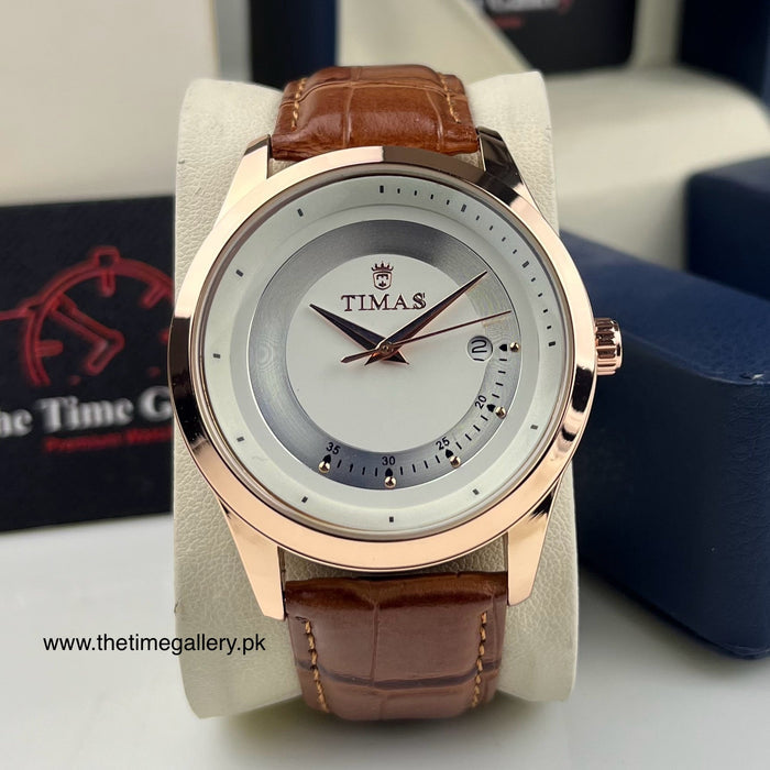 Stylish Leather Strap Watch TS-K70999