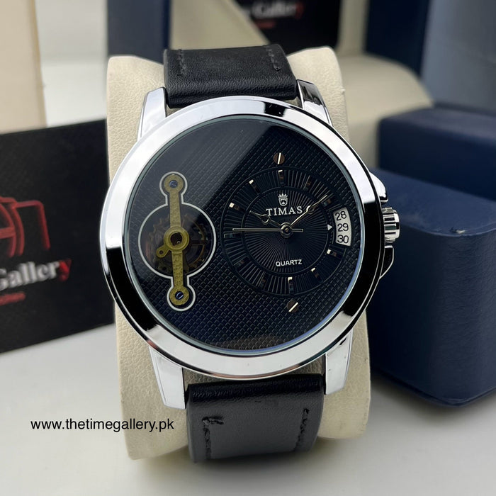 Stylish Leather Strap Watch TS-K71155