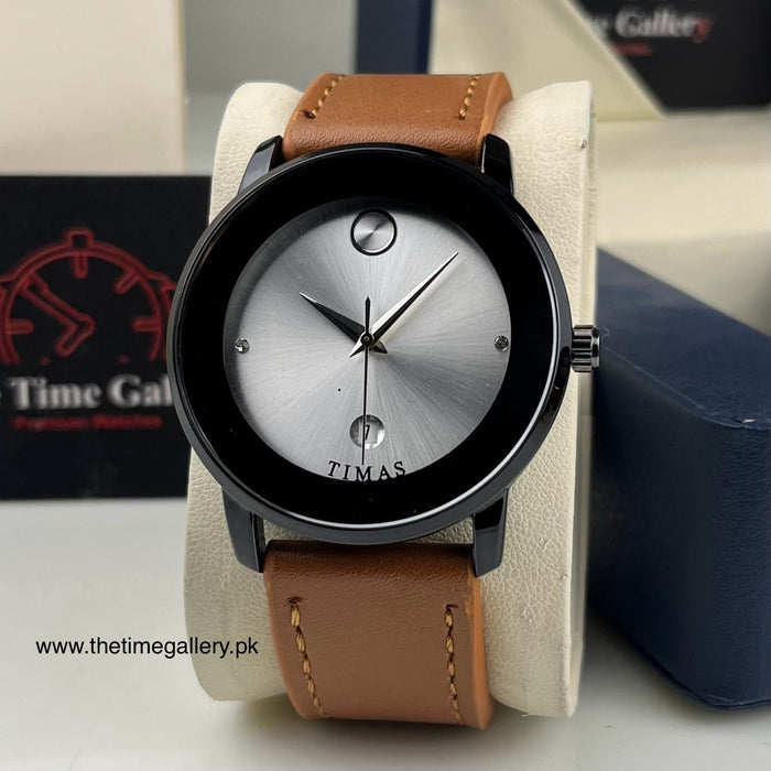 Stylish Leather Strap Watch TS-K7116
