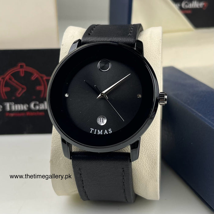 Stylish Leather Strap Watch TS-K7116