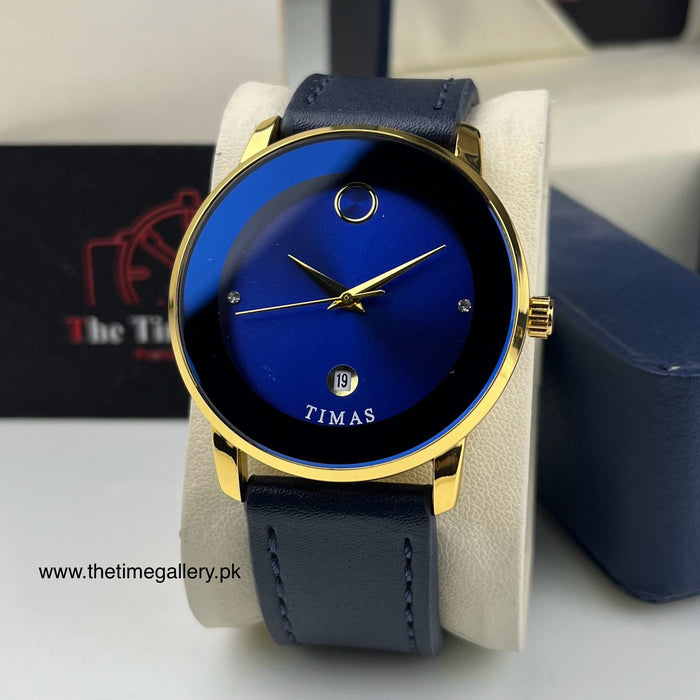 Stylish Leather Strap Watch TS-K7116