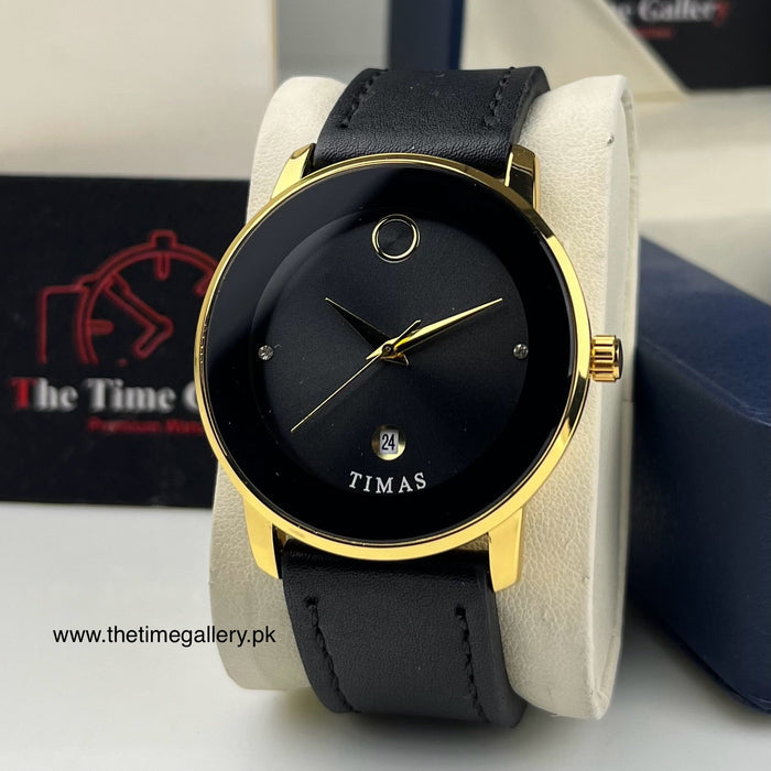 Stylish Leather Strap Watch TS-K7116