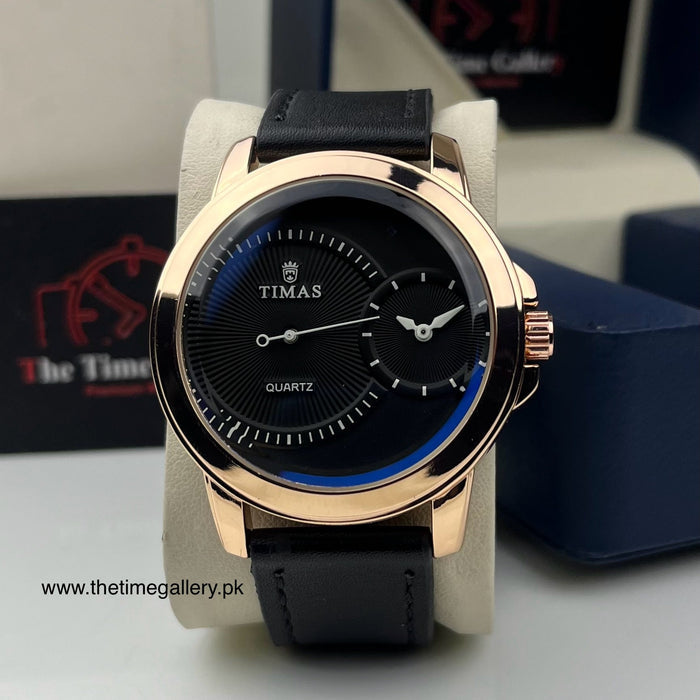 Stylish Leather Strap Watch TS-K7156