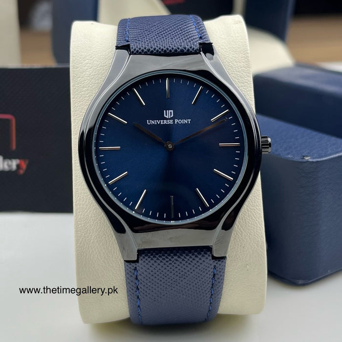 Stylish Leather Strap Watch UP-085