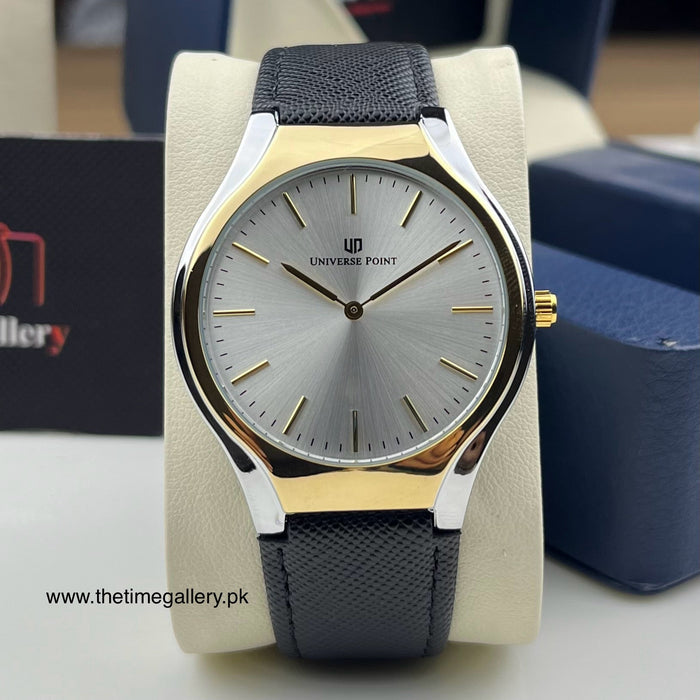 Stylish Leather Strap Watch UP-085