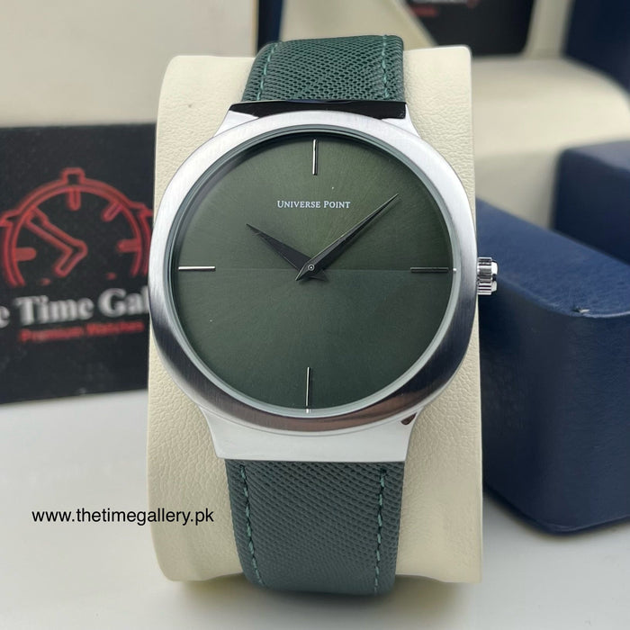 Stylish Leather Strap Watch UP-3949-2546