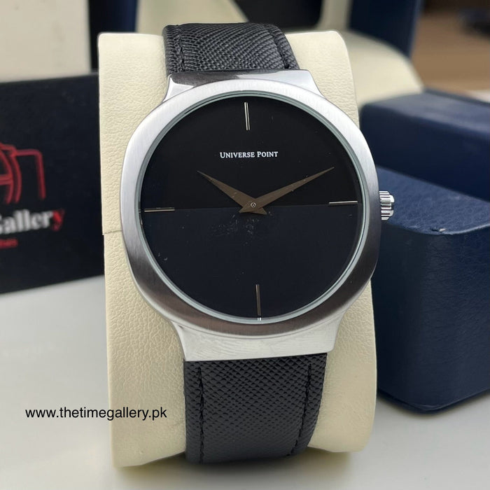Stylish Leather Strap Watch UP-3949-2546
