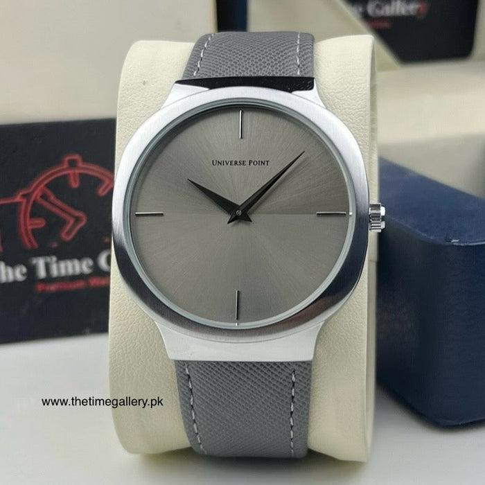 Stylish Leather Strap Watch UP-3949-2546