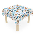 Summer Beach Seashells Anchor Pattern Tablecloth Décor