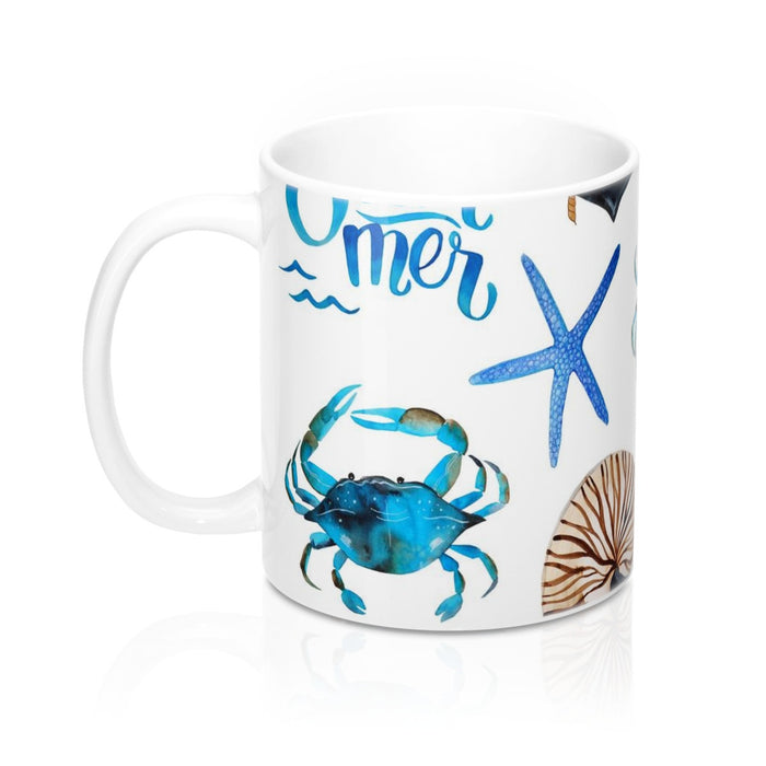 Summer Beach Tropical Coffee Mugs 11oz Ceramic