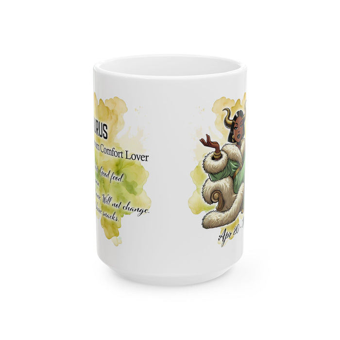 Taurus Zodiac Mug Astrology Coffee Cup April May Birthday Horoscope Gift
