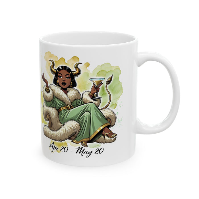 Taurus Zodiac Mug Astrology Coffee Cup April May Birthday Horoscope Gift