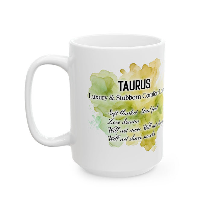 Taurus Zodiac Mug Astrology Coffee Cup April May Birthday Horoscope Gift