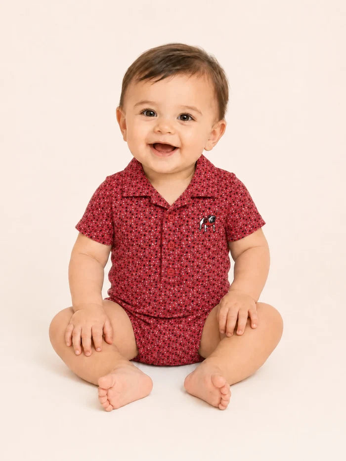 The Baby League Polo Onesie | Georgia