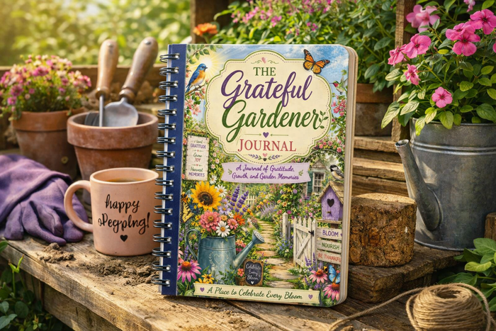 The Grateful Gardener Journal | Guided Gratitude Prompt Journal for Garden Lovers