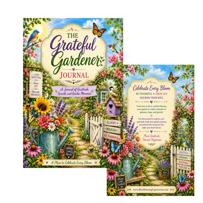 The Grateful Gardener Journal | Guided Gratitude Prompt Journal for Garden Lovers