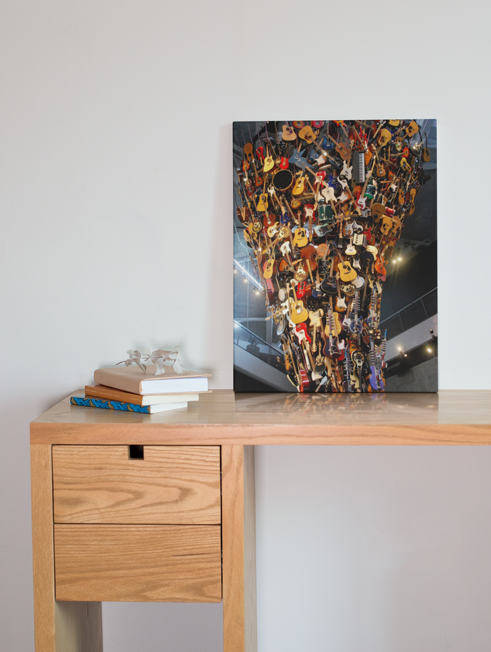 Tower of Guitars Seattle Washington Art Canvas Print 4 Sizes