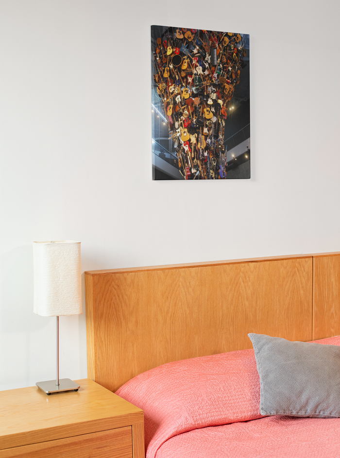 Tower of Guitars Seattle Washington Art Canvas Print 4 Sizes