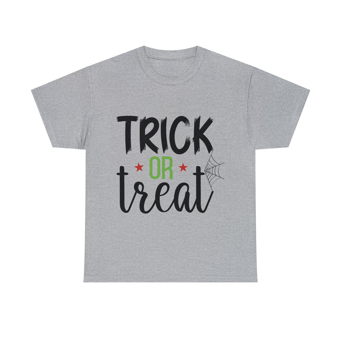 Trick or Treat Halloween Unisex Heavy Cotton Tee 3 colors
