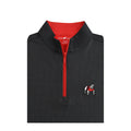 UGA Standing Dawg Pin Dot Pullover Black/Red