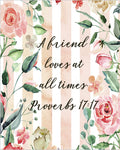 Wall Art Prints Unframed
8x10 Bible Verse Wall Art with Pale Pink Roses – Inspirational Christian Print, Matte Finish, Ready to Hang, Shipped Flat